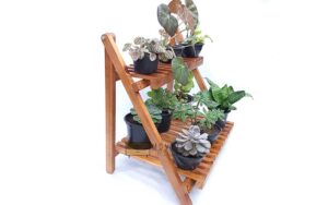 Organizador e expositor de vasos de plantas e suculentas