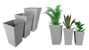 Transforme seu espaço com os vasos polietileno quadrado