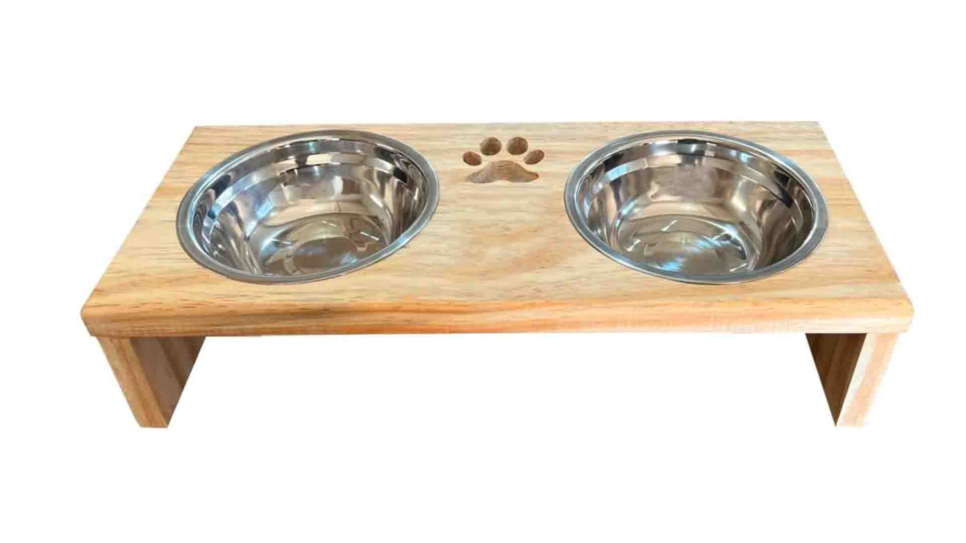 Comedouro duplo Pet bebedouro elevado 1 Comedouro duplo Pet bebedouro elevado