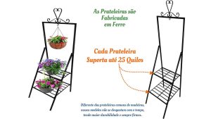 Prateleira jardim vertical jardineira