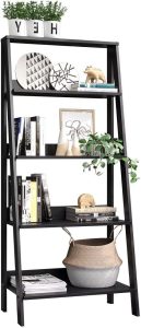 Estante para Livros 4 Prateleiras Cavalete Madesa Preto