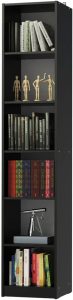 Estante Livreiro Madesa 6906 com 6 Nichos - Preto