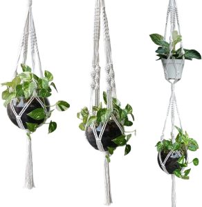 Super Trio 90/120/150cm Suporte Para Vasos Arte Macrame Plant Hanger