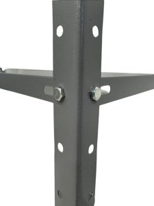 Estante/Armario De Aço 30cm 5 Bandejas Cinza Coluna Bipartida