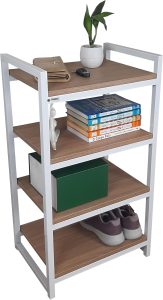 Estante Strassis Design SD-3099 Metal e MDF Cor: Branca