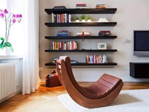 Kit 5 Prateleiras 50×20 MDF Preto com Suporte Flutuante Invisível