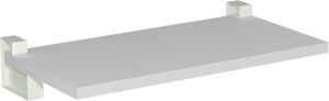 PRAT.K Prateleira Branca Lineare 1,5x20x40cm com Suporte Branco