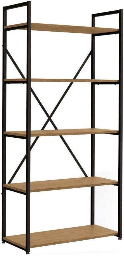 Estante Kappesberg LI006 Marrom/Preto 1 Estante Kappesberg LI006 MarromPreto