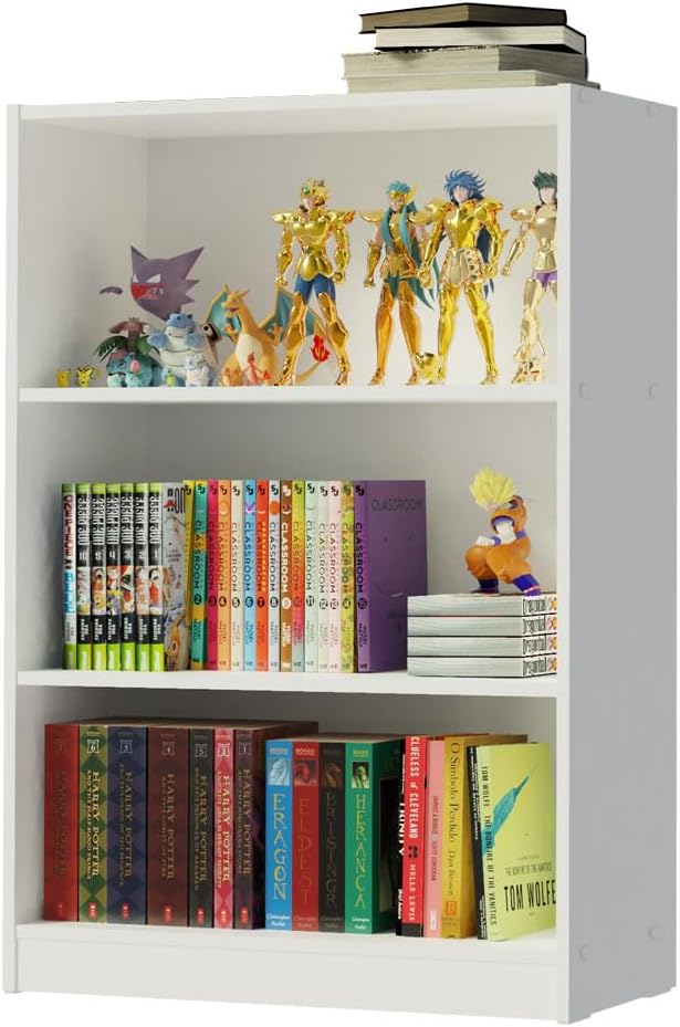 Estante Livreiro Madesa 6907 com 3 Nichos - Branco 1 Estante Livreiro Madesa 6907 com 3 Nichos Branco