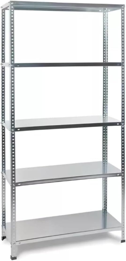 Estante Multiuso Aço Galvanizado 5 Prateleiras 90x190x30 1 Estante Multiuso Aco Galvanizado 5 Prateleiras