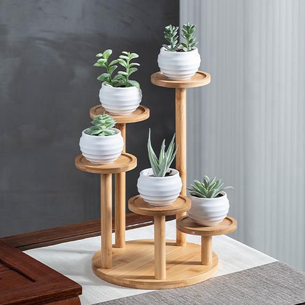 Prateleira de vaso de flores de mesa, decoração de casa, varanda, janela, suculenta, suporte de plantas de madeira, especial e criativo 1 Prateleira de vaso de flores de mesa decoracao de casa