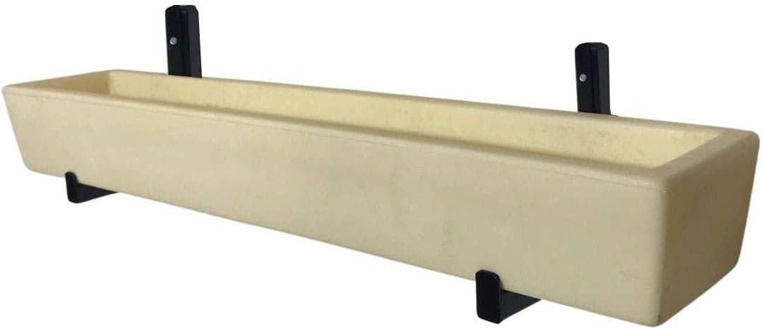 Suporte De Ferro P/ Jardim Vertical Com Vaso Floreira 80cm Cor: Bege 1 Suporte De Ferro P Jardim Vertical Com Vaso Floreira 80cm