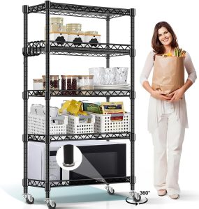 185x91x35 cm Estante, Estante Aço 5 Prateleiras, Estante de Aço, Estante para Livros, Estantes, Estante Industrial, Estante Multiuso, Estante de Aço, Estante Prateleira, Estante Cozinha