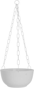 Selvvva Suporte suspenso, Vaso para Flores ou Plantas aéreas, Cachepô/Cachepot Cuia Liso, Alumínio para pendurar - Bra