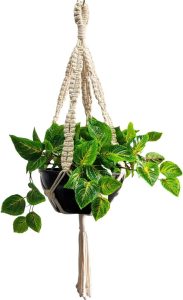 Suporte de Plantas em Macramê - Pendente Vasos Cachepots - Modelo MASC-G