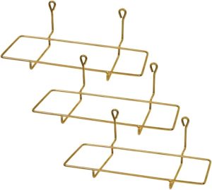 Kit 3 Suporte Jardineira De Parede de Metal Grande Resistente Vertical 50Cm Prateleira Suspensa Para Plantas Flores e Horta Vertical