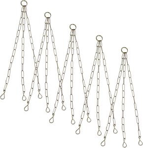 Kit 24 Corrente De Metal 44cm Dourado Suporte Para Pendurar Vaso e Planta Pendente Tripla No Para Revenda - Nutriplan…