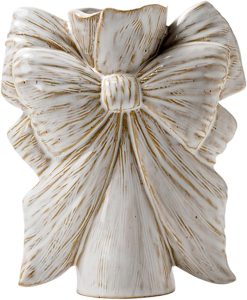 Generic Vaso de flores de cerâmica decorativo vaso de flores arco decoração acessório floral artesanato planta recipiente de flores para estante sala de