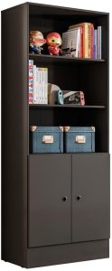 Armário Estante Livreiro Gamer 4095 Qmovi Preto