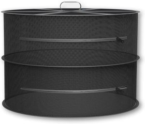 AC Infinity Estante de secagem de ervas, rede de malha suspensa de 2 camadas para plantas, sementes e brotos, 45,7 cm de diâmetro para armários hidropônicos de barracas de cultivo