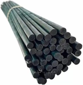 Kit 10 Estacas Tutor De Plantas Hastes Pintada Bambu 90 Cm