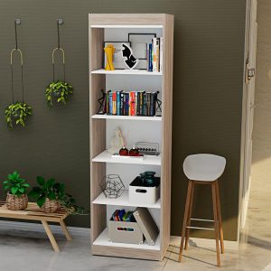 Estante Para Livros Multiuso Livreiro Organizador Netmobil (Carvalho)