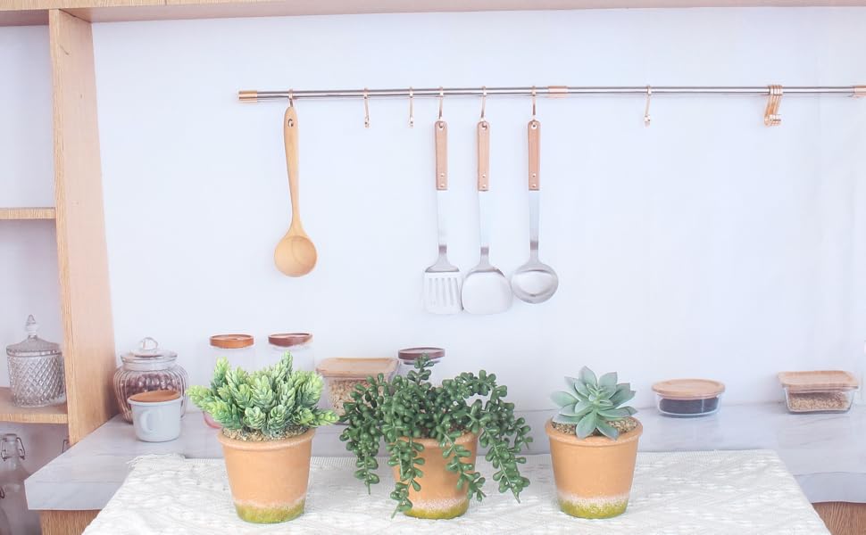 3 peças de plantas suculentas artificiais em vasos de plantas suculentas falsas