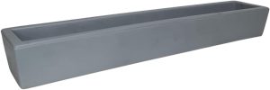 Jardineira Para Plantas 80x15 Floreira De Polietileno Havana CORES: Cinza