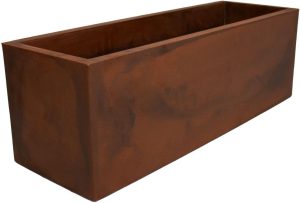 JAPI, Floreira Flat 57 (6L) Cor Aço Corten JAPI