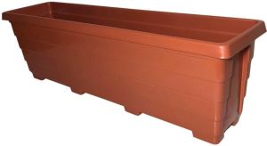 Vaso Floreira para Plantas Flores Jardineira para Horta (80cm, Terracota)