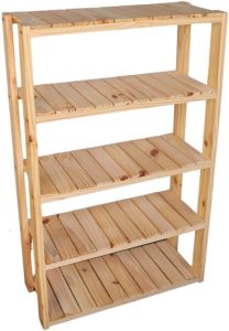 Floreira para plantas Estante Organizadora 5 Prateleiras Madeira Pinus 120x70cm