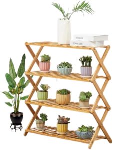 Floreira De Madeira, Jardim Vertical, Organizador De Vasos E Jaros Triplo