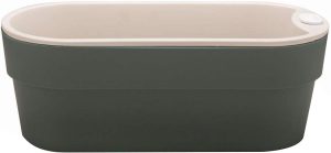 Vaso Autoirrigável Planta Tempero Jardim Horizontal Hortinha, OU, Chumbo