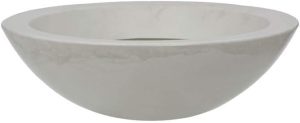 Vasart Verona Vaso Bowl para Flores, Antique Branco, 54x17cm