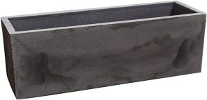 Floreira FLAT 57 Preto Ardosia