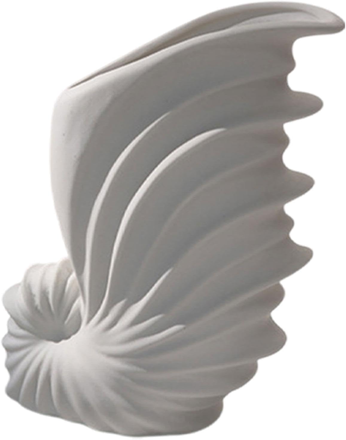 Bothyi Vaso de Flores de Cerâmica Vaso Hidropônico Ornamento de Mesa Decorativo Vaso de Flores Planta Recipiente de Flores para Estante Sala de Estar, Branco 1 Bothyi Vaso de Flores de Ceramica Vaso Hidroponico Ornamento de