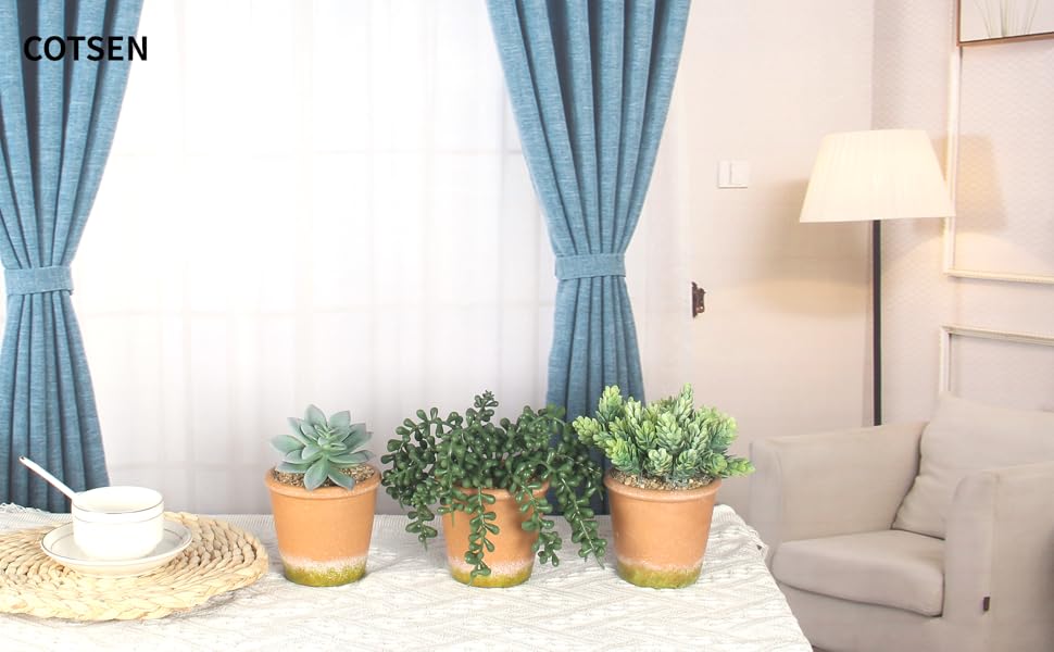 3 peças de plantas suculentas artificiais em vaso de plantas suculentas falsas em vaso de plantas artificiais em vaso
