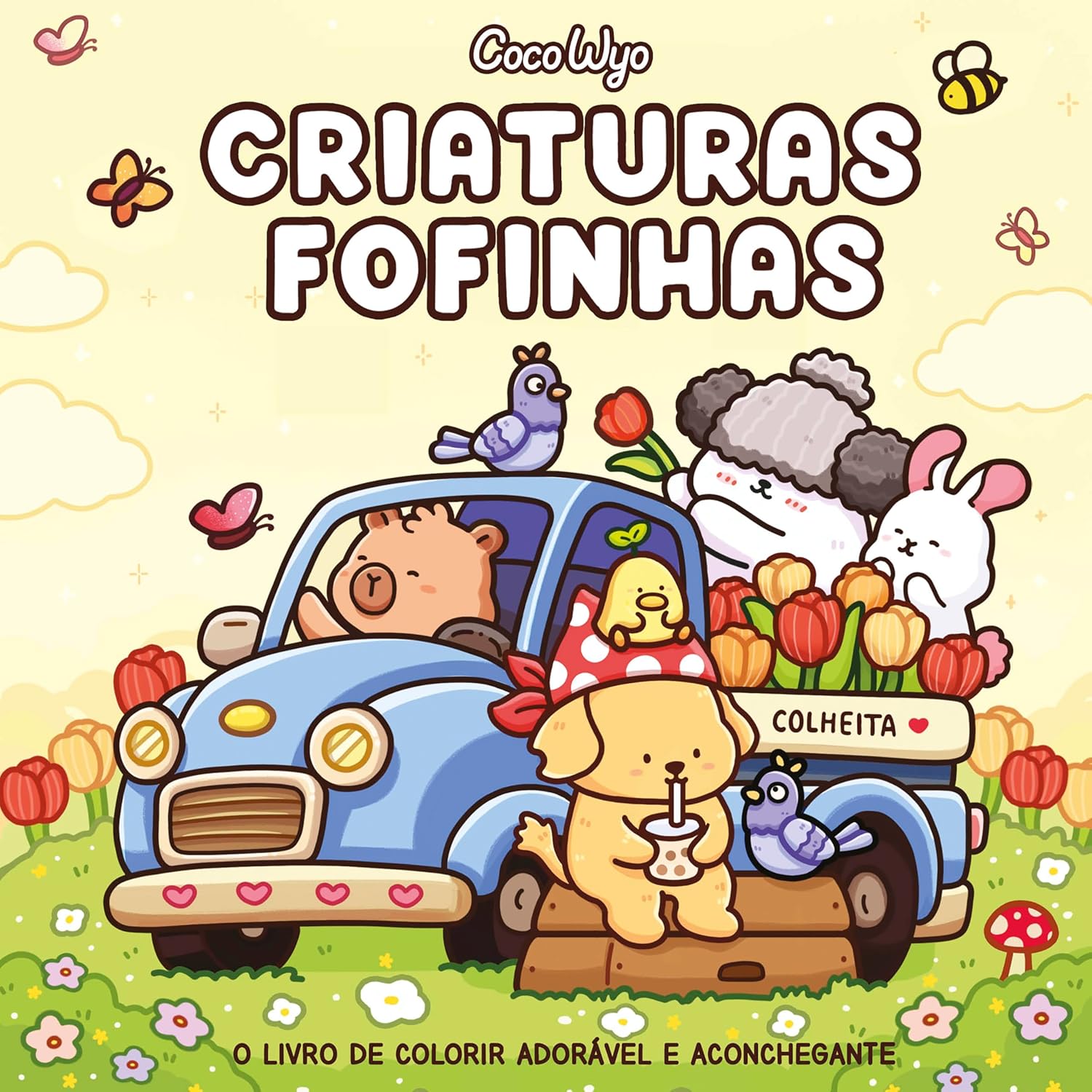 Criaturas fofinhas Cozy Cuties – livro de colorir Coco Wyo