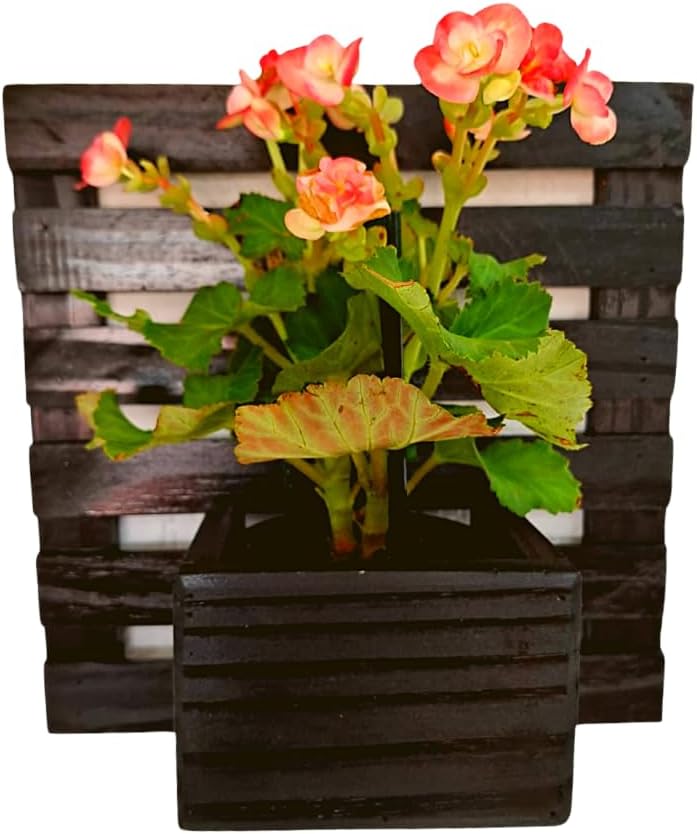 Jardim Suspenso Treliça De Madeira Com Cachepot Para Flores 1 Jardim Suspenso Trelica De Madeira Com Cachepot Para Flores