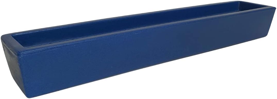 Jardineira Para Plantas 80cm Floreira De Polietileno Azul 1 Jardineira Para Plantas 80cm Floreira De Polietileno Azul