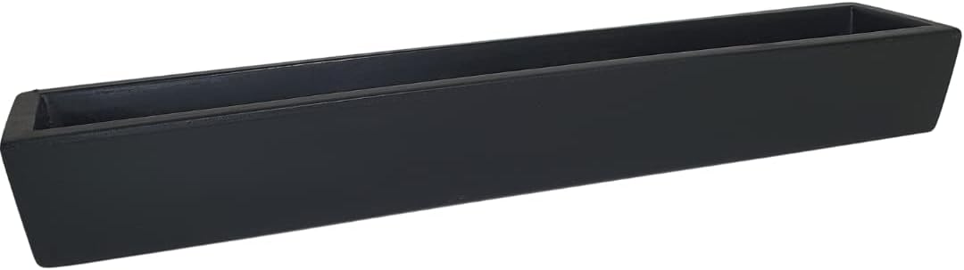 Jardineira Para Plantas 80cm Floreira De Polietileno Preto 1 Jardineira Para Plantas 80cm Floreira De Polietileno Preto