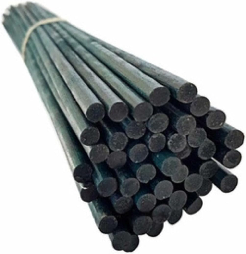 Kit 12 Estacas Tutor De Plantas Haste Pintada Bambu 80cm Suporte Crescimento Orquídeas Tomates Pimentas 1 Kit 12 Estacas Tutor De Plantas Haste Pintada Bambu 80cm