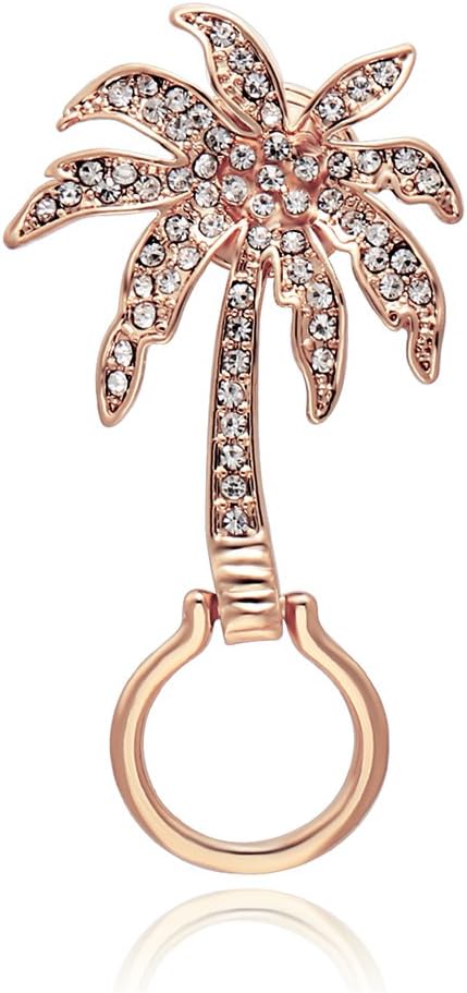 NOUMANDA Suporte de óculos de planta moderna exclusivo tropical feriado verde coco palmeira cristal broche broche 1 NOUMANDA Suporte de oculos de planta moderna exclusivo tropical feriado