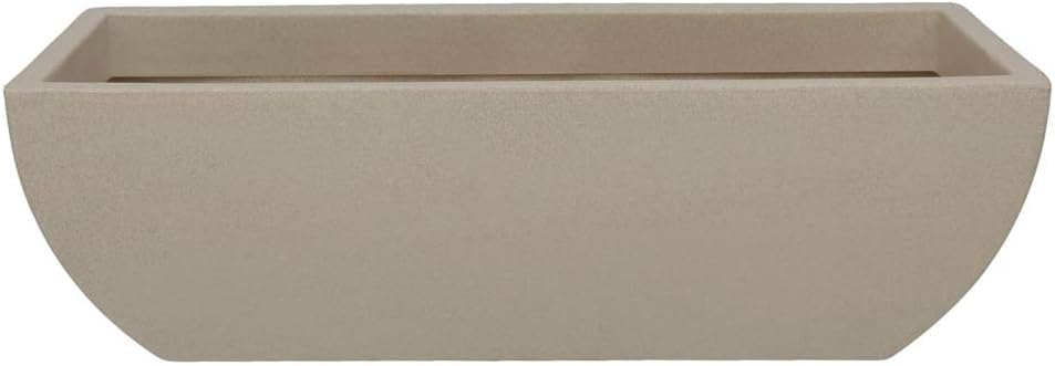 Vasart Malta Floreira, Granito Areia, 80x25cm 1 Vasart Malta Floreira Granito Areia