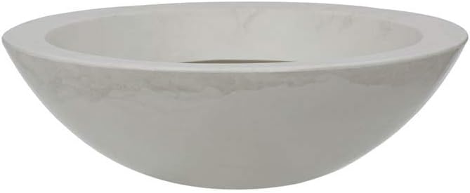 Vasart Verona Vaso Bowl para Flores, Antique Branco, 54x17cm 1 Vasart Verona Vaso Bowl para Flores Antique Branco
