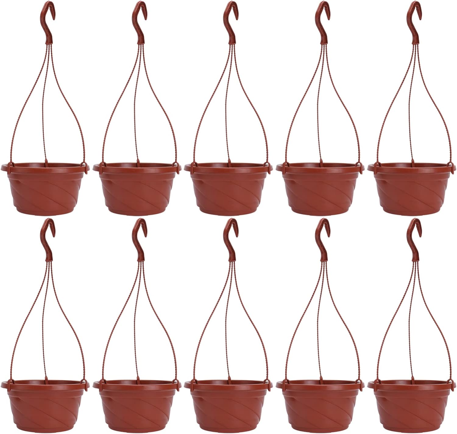 10 Conjuntos Bacia Octogonal Chlorophytum Vasos De Flores Para Plantas De Interior Floreira Pendurada Auto-irrigável Plantadores Matéria- Plástica Flores Penduradas Volta 1 10 Conjuntos Bacia Octogonal Chlorophytum Vasos De Flores Para Plantas