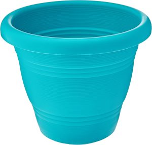 Primafer PR6142-2, Vaso para Jardim, 17cm, Turquesa