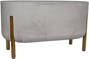 JAPI, Floreira Decore 66 (36L) Cor Cimento Queimado JAPI