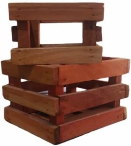 Kit 2 Cachepots 12x12 Jardim Vertical Horta Varanda
