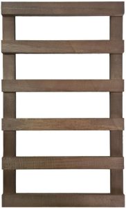 Treliça Jardim Vertical Pinus 30x50 cm Stain Nogueira